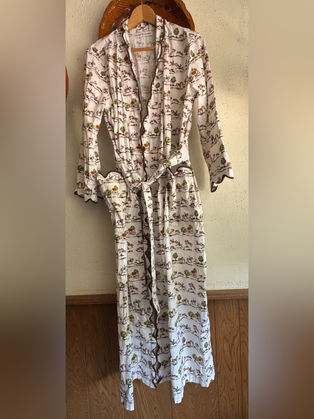 Heidi Carey DAY IN THE COUNTRY CLASSIC ROBE Size Small - Picture 6 of 13